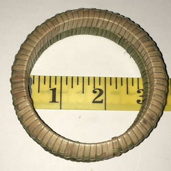 Natural Bamboo Like Material Bracelets - Picture 4 of 9
